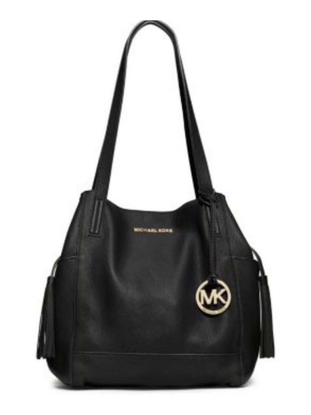 Michael Kors Black Ashbury Leather Shoulder Bag